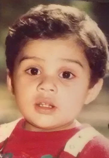 Picture of young Aashish Kachru