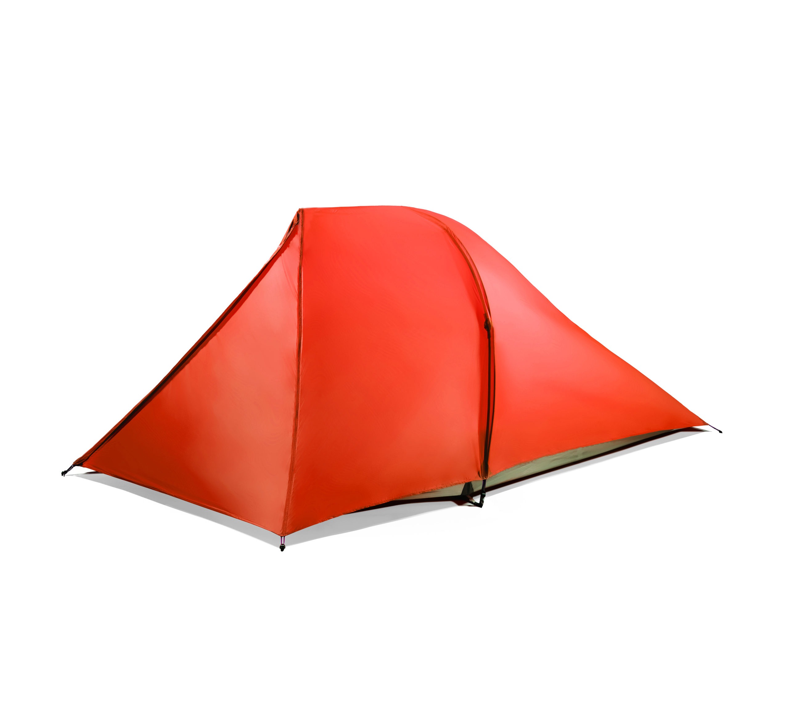 red tent isolated